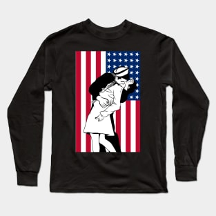 American Kiss Long Sleeve T-Shirt